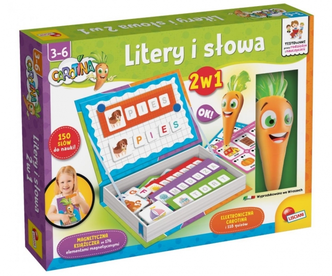 Carotina Litery I Słowa 2w1