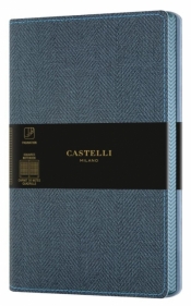 Notatnik 13x21cm kratka Castelli Harris Blue