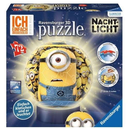 Puzzle 3D Minionki kuliste 72 Lampka (121854)
