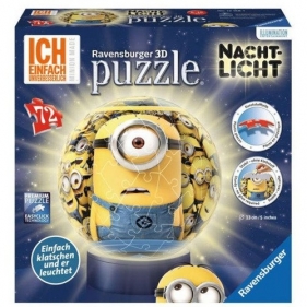 Puzzle 3D Minionki kuliste 72 Lampka (121854)
