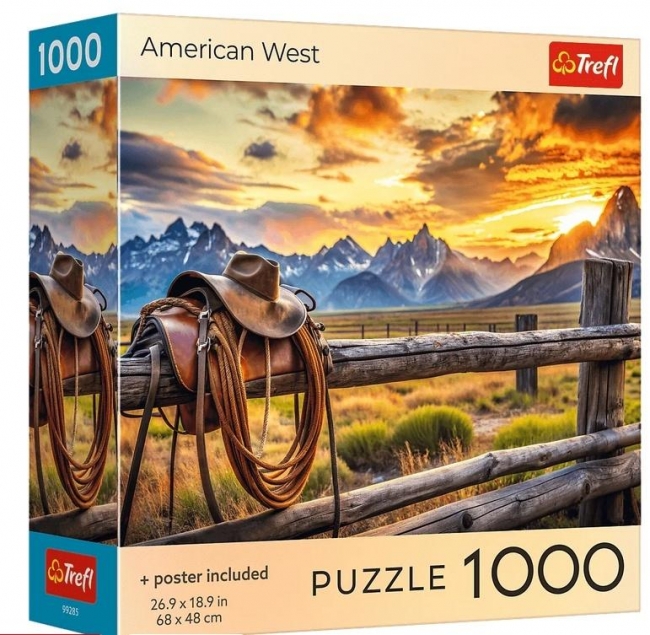 <img src='https://webimage.pl/pics/854/2/d5900511992854.jpg' style='height:440px' /> Puzzle 1000 USA Collection: America West TREFL