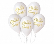 Balony premium hel Chrzest 33cm 5szt