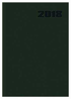 Kalendarz Basic A5 2018 ciemnozielony