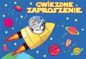 Zaproszenie ZZ-053 Urodziny rakieta (5 szt.)
