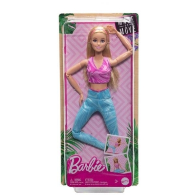 Barbie. Lalka Made to Move Blond włosy