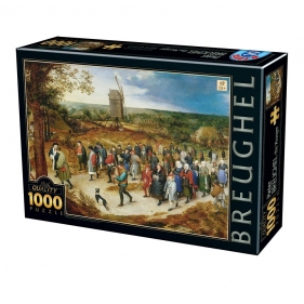 Puzzle 1000: Procesja małżeńska, Brueghel