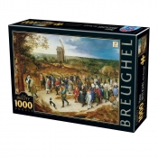 Puzzle 1000: Procesja małżeńska, Brueghel