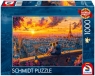  Puzzle PQ 1000 Szepty z dachu Paryża