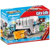Playmobil City Life: Śmieciarka z sygnałem świetlnym (70885)