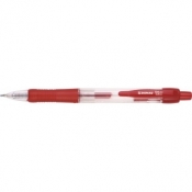 Długopis żelowy Donau automatyczny czerwony 0,5mm 7344001PL-04