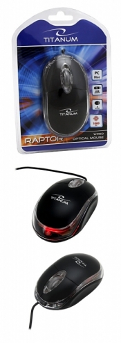 Mysz Titanum Raptor 3D czarna (TM102K)