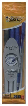 Długopis Round Stic Exact mix kolorów 4 sztuki