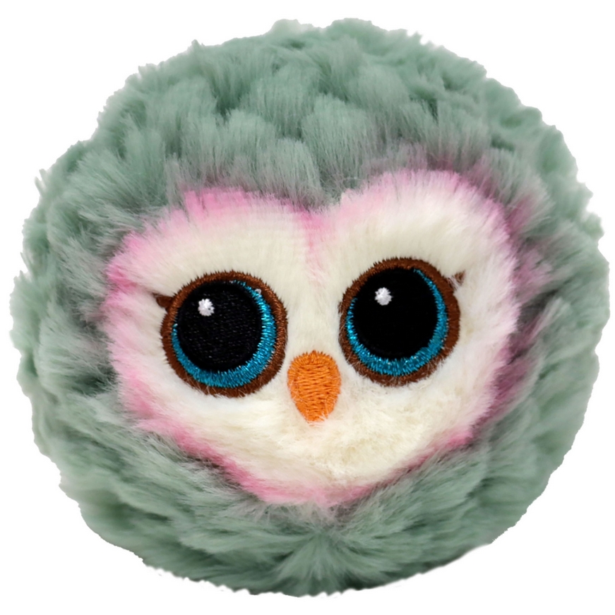 Ty Beanie Bouncers Feathers - gray owl (TY 83085)