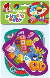 Piankowe puzzle magnetyczne - Lew i Hipopotam (RK5020-04)