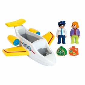Playmobil 1.2.3: Samolot pasażerski (70185)
