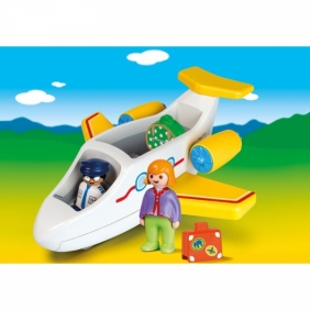 Playmobil 1.2.3: Samolot pasażerski (70185)