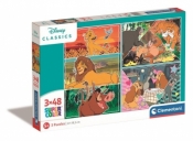 Puzzle 3x48 Super Kolor Disney Animals