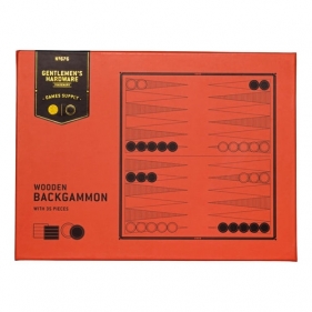 Gra tryktrak Wooden Backgammon