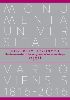 Portrety Uczonych Profesorowie Uniwersytetu Warszawskiego po 1945, S?Ż
