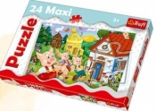 Puzzle Trzy małe świnki - Puzzle Maxi 24 (14185) - Opracowanie zbiorowe