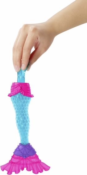 Barbie: Lalka syrena brokatowy slime (GKT75)