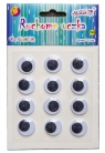 Ruchome oczka samoprzylepne 20 mm 12szt