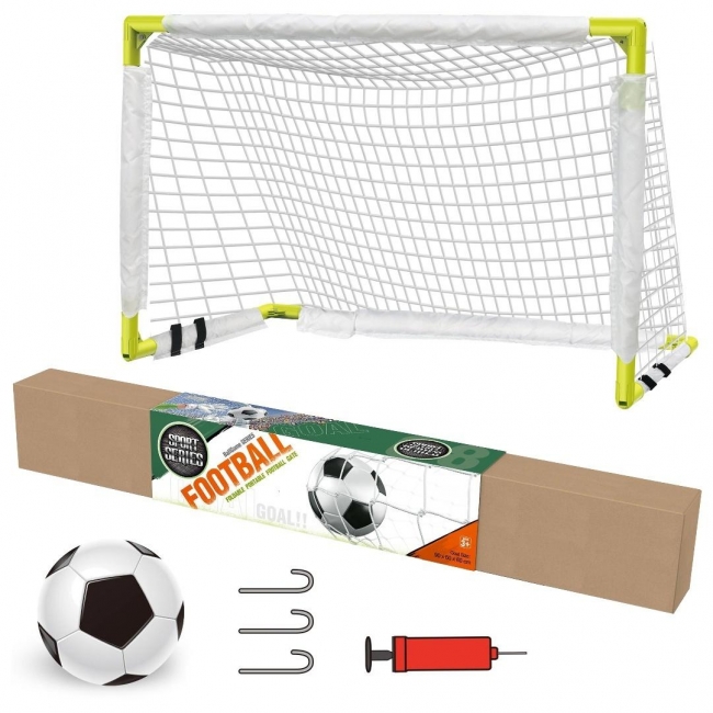 Zestaw z bramką: bramka piłka pompka haczyki