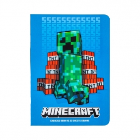 Zeszyt A5/32k kratka - Minecraft, 1 szt