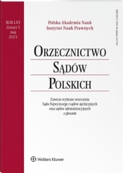 Orzecznictwo Sądów Polskich 5/2021 - Praca zbiorowa