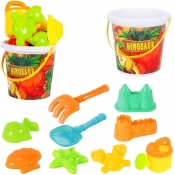 Zestaw do piasku dinozaury 10el