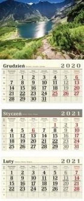 Kalendarz 2021 Trójdzielny Czarny Staw CRUX