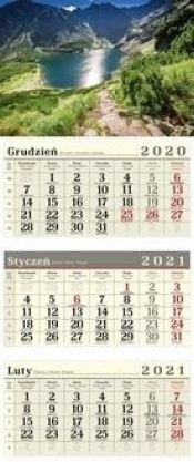 Kalendarz 2021 Trójdzielny Czarny Staw CRUX