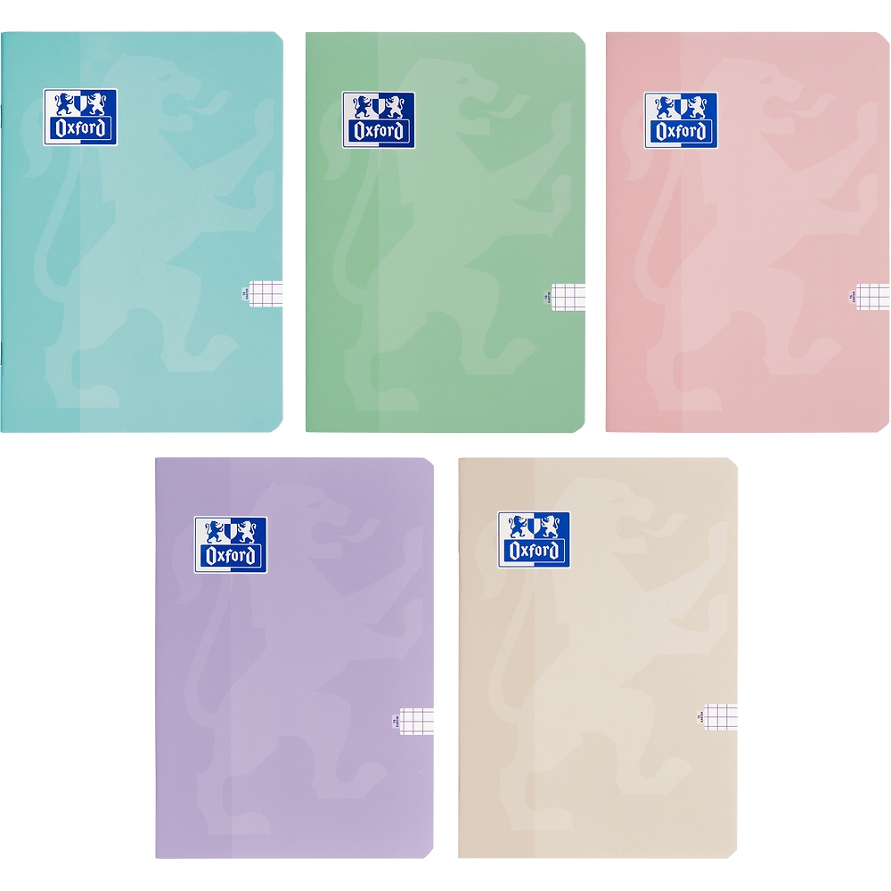 Zeszyt Oxford Touch Pastel A5/16k kratka, 1 szt