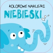 Kolorowe naklejki Niebieski