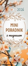 Kalendarz 2026 mini poradnik z magnesem 7,5x18,5cm
