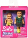 Lalki Barbie Rodzeństwo Brunetka + niemowlę (GFL30/GFL32)