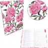 Kalendarz 2023 A5 tygodniowy soft touch peonie