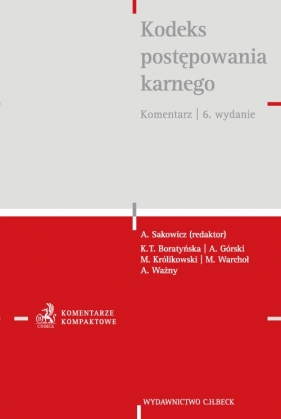 Kodeks postępowania karnego. Komentarz