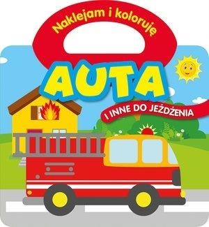 Naklejam i koloruję. Auta i inne do jeżdżenia