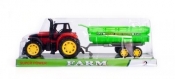 Traktor plastikowy z akcesoriami