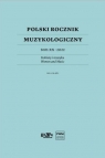 Polski Rocznik Muzykologiczny T.20 2022 Opracowanie zbiorowe