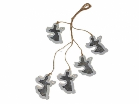 Dekoracja świąteczna anioły 42cm