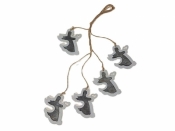 Dekoracja świąteczna anioły 42cm