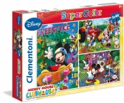 Puzzle 3x48 Klub Przyjaciół Myszki Mickey (25185)