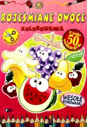 Roześmiane owoce kolorowanka