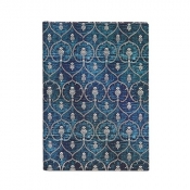 Notes Blue Velvet Midi Gładki