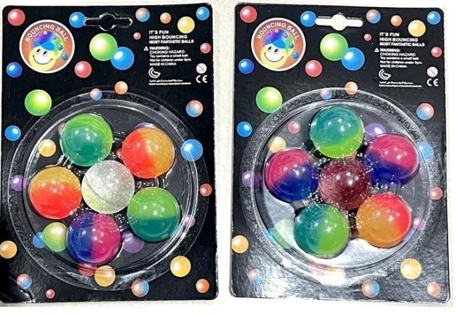 Zestaw piłek kauczukowych 6szt