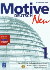 Motive Deutsch Neu 1 Podręcznik z płytą CD Zakres podstawowy - Jarząbek Alina Dorota, Koper Danuta<br />