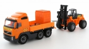 Ciężarówka Volvo z wózkiem i klockami, pudełko (36858)