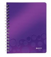 Kołonotatnik WOW Leitz A5 PP fioletowy 46410062